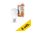Osram Bombilla LED E27 Pera A60 Mate 2700K 8,5 W (60 W) | Pack 6 uds LOS00119 - 1