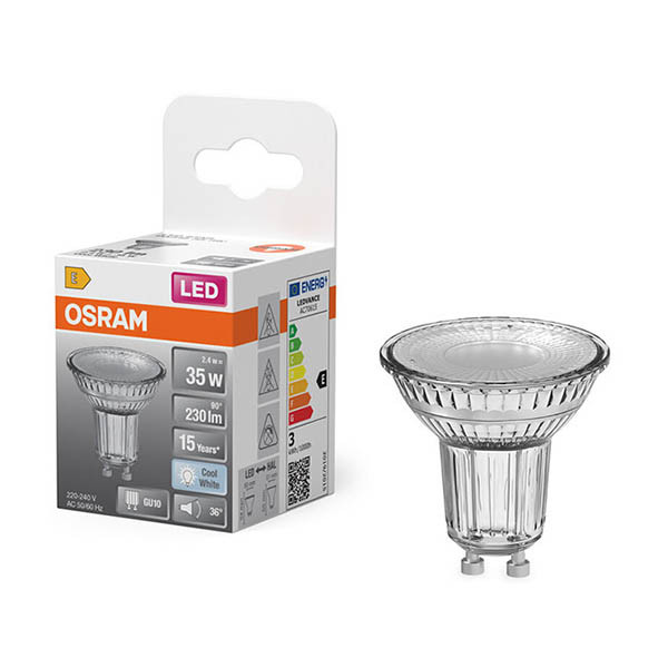 Osram Bombilla LED GU10 4000K 2,4W (35W) LOS01939 - 1