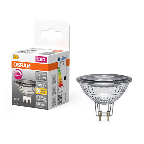 Osram Bombilla LED Osram GU5.3 2700K Regulable 3,4W (33,4W) LOS01931 - 1