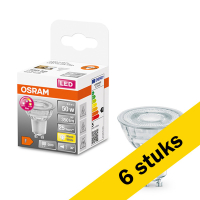 Osram GlowDim bombilla LED GU10 regulable 1800-2700K de 4,5W (50W) | Pack 6 uds