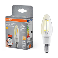 Osram Ledvance  bombilla inteligente E14 | Luz vela B35 | Transparente | 2700K | Wi-Fi | 4W LOS02006