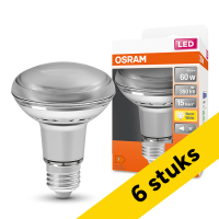 Pack: 6x Osram Bombilla LED E27 Reflector R80 2700K 4,8 W (60 W)