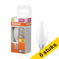 Pack: 6x Osram bombilla LED E14 Mate 2700K de 1,8 W (25 W)