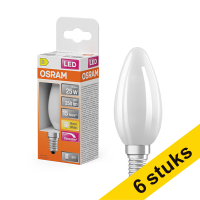 Pack: 6x Osram bombilla LED E14 mate regulable 2700K de 1,8 W (25 W)