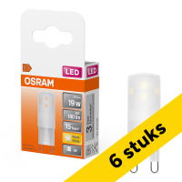 Pack: 6x Osram bombilla LED G9 SMD Mate 2700K de 1.9W (19W)