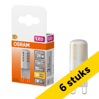 Pack: 6x Osram bombilla LED G9 SMD Mate 2700K de 2.6W (28W)