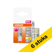 Pack: 6x Osram bombilla LED G9 SMD transparente regulable 2700K de 3W (30W)