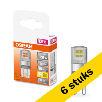 Pack: 6x Osram bombilla LED G9 transparente 1.9 W (20 W)