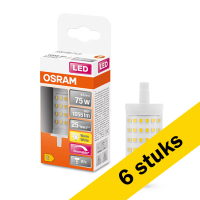 Pack: 6x Osram bombilla LED R7S regulable de 9,5 W (75 W)