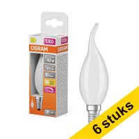 Pack: 6x Osram bombilla LED mate regulable 2700K de 3,4 W (40 W)
