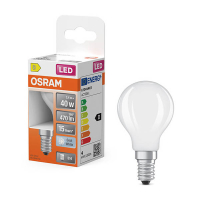 Osram bombilla LED E14 acabado mate 4000K de 3,4W (40W) LOS02180