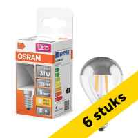 Osram bombilla LED E14 filamento cabezal de espejo 2700K de 4W (31W) | Pack 6 uds