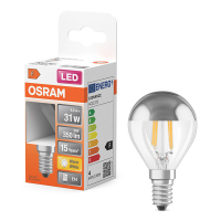 Osram bombilla LED E14 filamento cabezal de espejo 2700K de 4W (31W) LOS01691