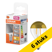 Osram bombilla LED E14 filamento cabezal de espejo 2700K de 4W (34W) | Pack 6 uds
