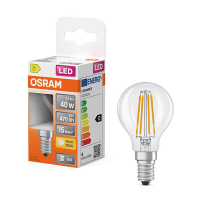 Osram bombilla LED E14 filamento transparente  2700K de 3,4W (40W) LOS01895