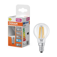 Osram bombilla LED E14 filamento transparente 6500K de 3,4W (40W) LOS02170