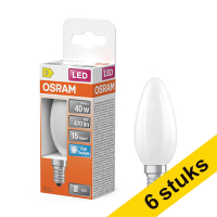 Osram bombilla LED E14 mate 6500K de 3,4 W (40 W) | Pack 6 uds