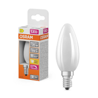 Osram bombilla LED E14 mate regulable 2700K de 1,8 W (25 W) LOS01849