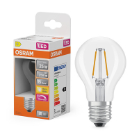 Osram bombilla LED E27 A60 filamento transparente regulable 2700K de 1,8W (25W) LOS01805