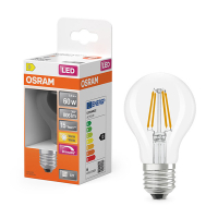 Osram bombilla LED E27 filamento transparente regulable 2700K de 5,9W (60W) LOS01807
