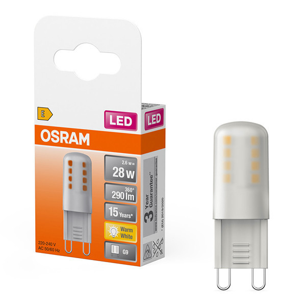 Osram bombilla LED G9 SMD Mate 2700K de 2.6W (28W) LOS01391 - 1