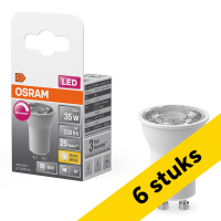Osram bombilla LED GU10 PAR11 regulable 2700K de 3W (35W) | Pack 6 uds