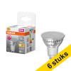 Osram bombilla LED GU10 regulable 2700K de 3,7W (50W) | Pack 6 uds LOS01922 - 1