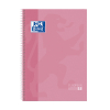 Oxford Classic Europeanbook 1 Cuaderno de espiral A4+ rayado de 90 g/m² y 80 hojas rosa 260288 - 1