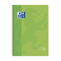 Oxford Classic Europeanbook 1 Cuaderno de espiral A4+ rayado de 90 g/m² y 80 hojas verde 260287