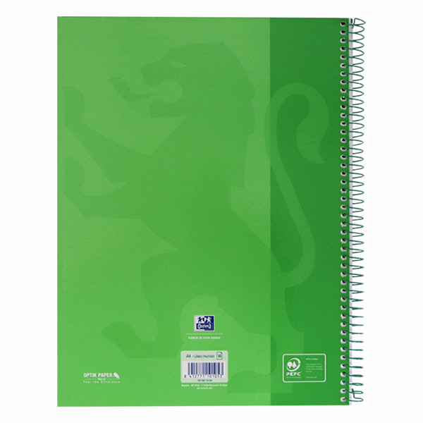 Oxford Classic Europeanbook 1 Cuaderno de espiral A4+ rayado de 90 g/m² y 80 hojas verde 260287 - 2