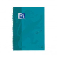 Oxford Cuaderno Espiral Folio Touch (80H) (Cuadricula 5mm) Tapa Extradura - Turquesa 400075553 260222