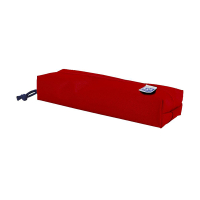 Oxford Estuche rectangular con banda elástica rojo 260282