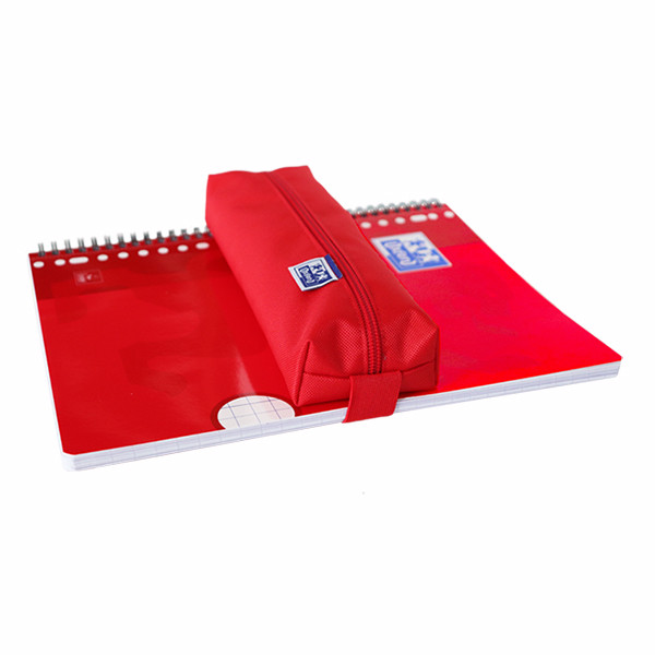 Oxford Estuche rectangular con banda elástica rojo 260282 - 3