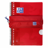 Oxford Estuche rectangular con banda elástica rojo 260282 - 4