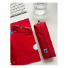 Oxford Estuche rectangular con banda elástica rojo 260282 - 5