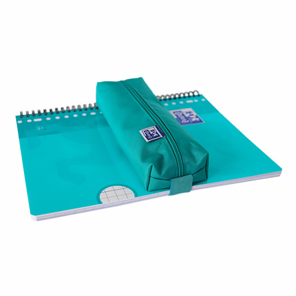 Oxford Estuche rectangular con banda elástica turquesa 260284 - 3