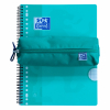 Oxford Estuche rectangular con banda elástica turquesa 260284 - 4