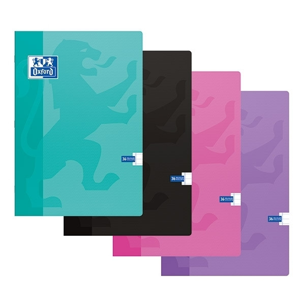 Oxford Libreta A4 a rayas 36 hojas colores surtido (10 unidades)