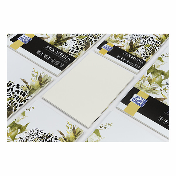 Oxford Mix Media bloc de dibujo A4 225 gramos (25 hojas) 237643 - 4