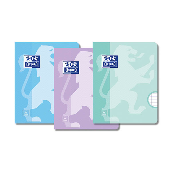 Oxford School Cuadernos A5 rayados de 36 hojas pastel | 3 unidades 260298 - 1