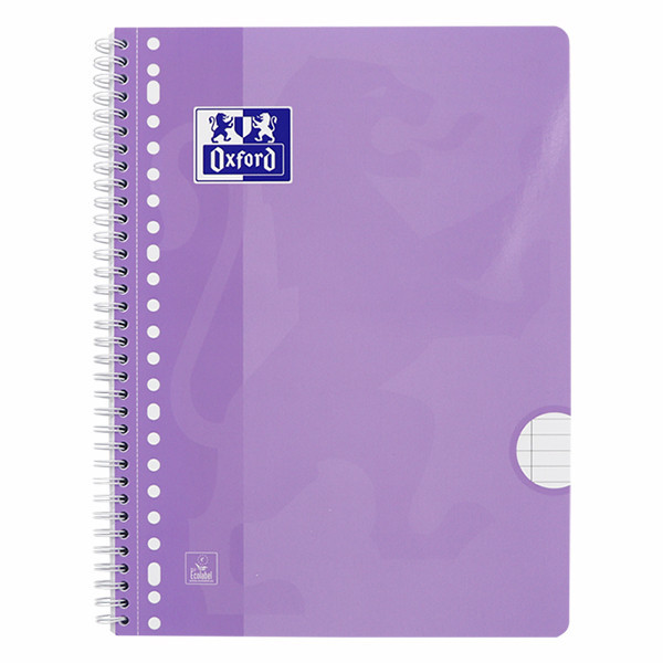Oxford School Cuadernos de espiral A4+ rayados de 90 g/m² y 80 hojas pastel | 3 unidades 260296 - 4