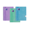 Oxford School Cuadernos de espiral A4+ rayados de 90 g/m² y 80 hojas pastel | 3 unidades 260296 - 1