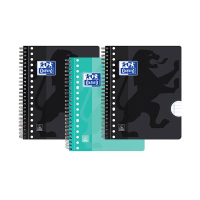 Oxford School Cuadernos de espiral A5+ rayados de 90 g/m² y 80 hojas | 3 unidades 260300