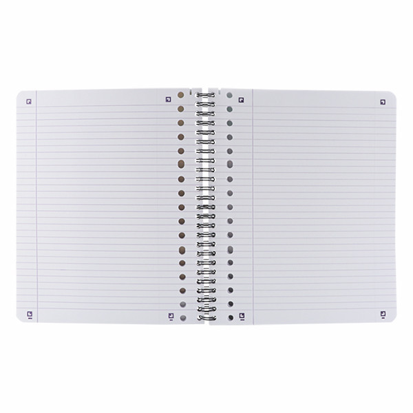 Oxford School Cuadernos de espiral A5+ rayados de 90 g/m² y 80 hojas | 3 unidades 260300 - 2