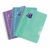 Oxford School Cuadernos de espiral A5+ rayados de 90 g/m² y 80 hojas pastel | 3 unidades 260297 - 2