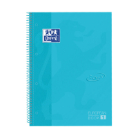 Oxford Touch Europeanbook 1 Cuaderno de espiral A4+ rayado de 90 g/m² y 80 hojas azul pastel 260290