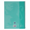 Oxford Touch Europeanbook 1 Cuaderno de espiral A4+ rayado de 90 g/m² y 80 hojas turquesa pastel 260293 - 2