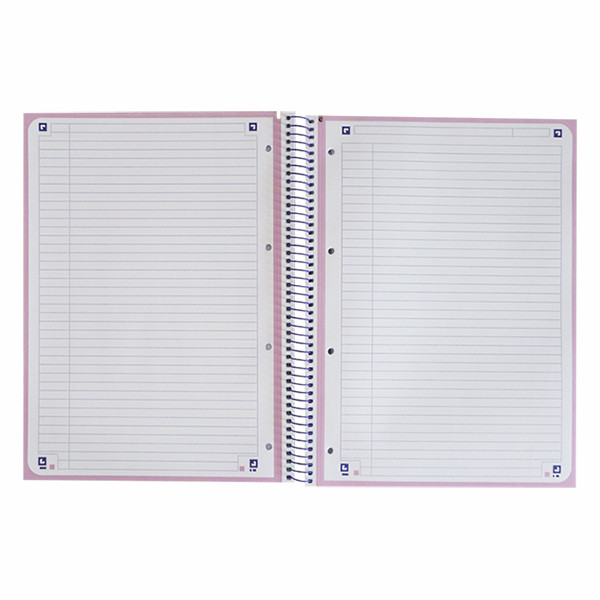 Oxford Touch Europeanbook 1 Cuaderno de espiral A4+ rayado de 90 g/m² y 80 hojas violeta pastel 260291 - 3