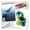 Oxford Watercolor bloc de dibujo en espiral A4, 300 gramos (10 hojas) 237649 - 3