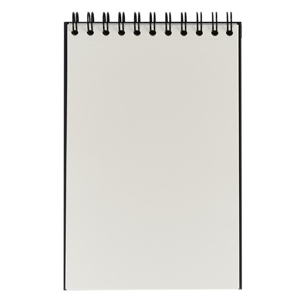 Oxford cuaderno de bocetos negro de tapa dura con espiral tamaño A5 100 gramos (50 hojas) 237633 - 2